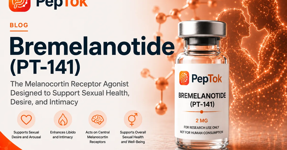 Bremelanotide (PT-141): A Central Approach to Libido and Sexual Function