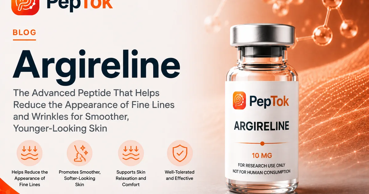 Argireline (Acetyl Hexapeptide-8): A Targeted Approach to Smoother, Younger-Looking Skin