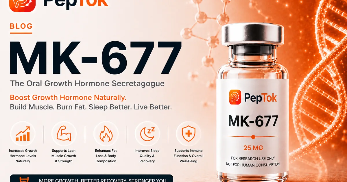 MK-677 (Ibutamoren): Why It Became One of the Most Talked-About Compounds in Performance and Longevity