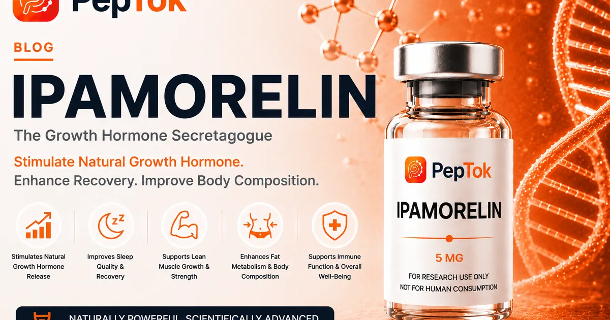 Ipamorelin: The Growth Hormone Peptide Built for Recovery, Sleep, and Longevity