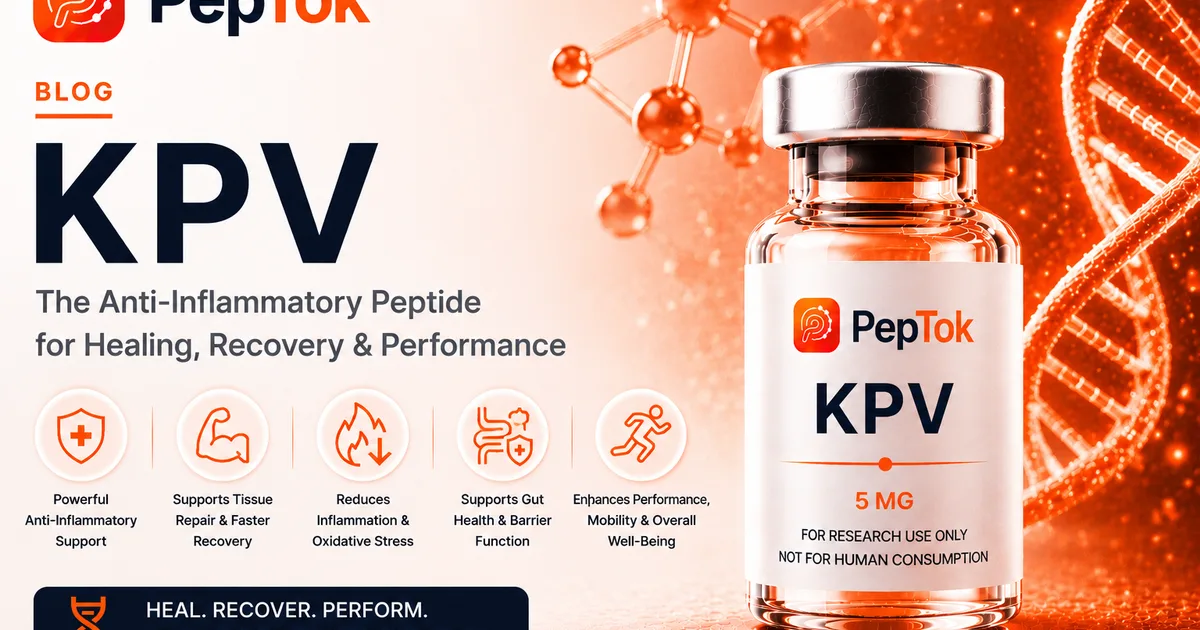 KPV: The Peptide Quietly Becoming a Favorite for Gut Health and Inflammation