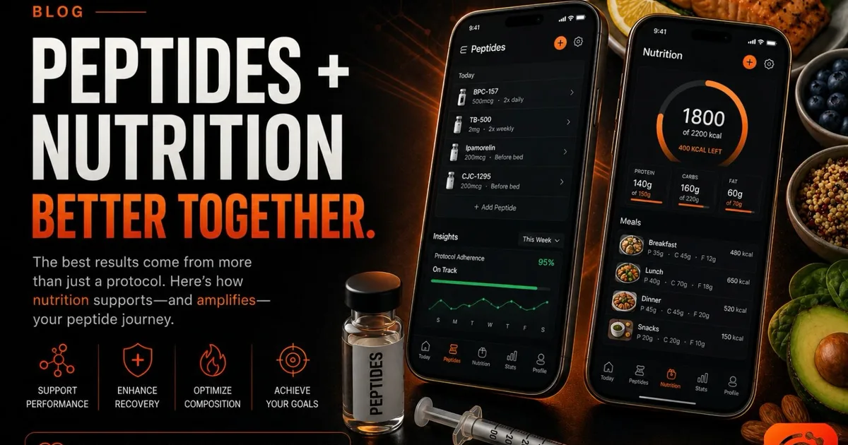 The Best Peptide Stack in the World Can't Outrun Poor Nutrition