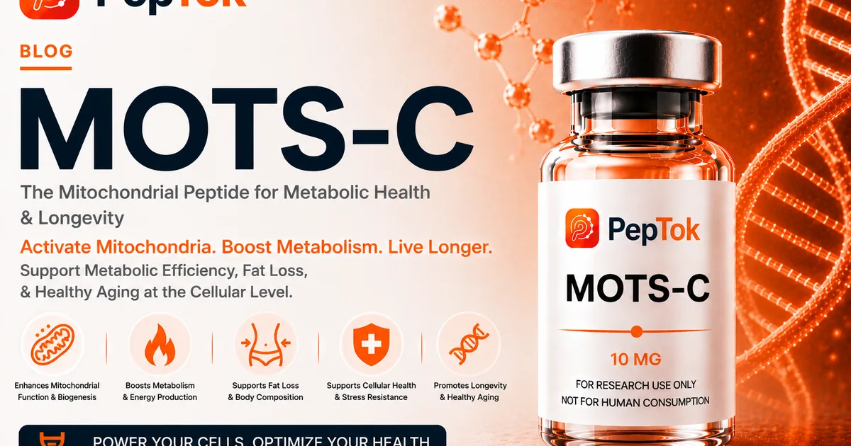 MOTS-c: The Mitochondrial Peptide Changing the Conversation Around Metabolic Health